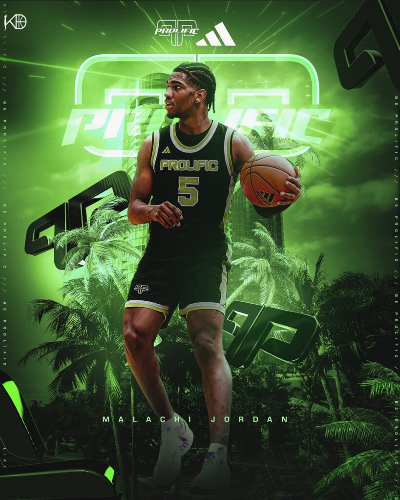 2027 Five-Star Small Forward Malachi Jordan transfers to Prolific Prep (Florida) for his senior season.