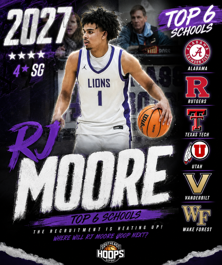 2027 Four-Star Shooting Guard RJ Moore