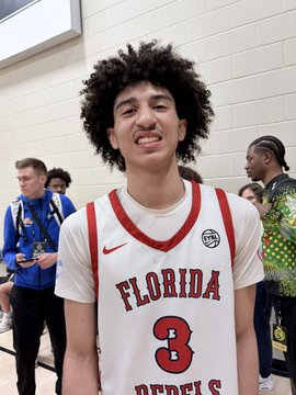 2027 Five-Star Point Guard Cayden Daughtry at the Nike EYBL Peach Jam